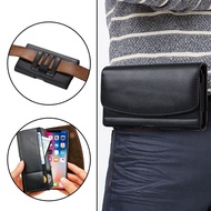 Universal Multifunction Belt Clip Leather Phone Pouch For VIVO X100 Ultra X100S Pro X90 Pro Plus X80