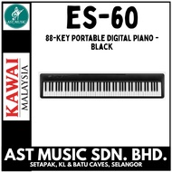 Kawai ES60 88-Key Portable Digital Piano – Black