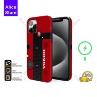 JDM Honda K20 Engine K K20A RED Phone Case for iPhone 17 Pro Max / iPhone 16 Pro Max / 15 Pro Max / 