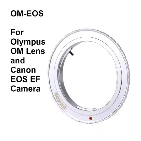 OM-EOS For Olympus OM mount SLR Lens - Canon EOS EF Mount Adapter Ring OM-EF (Not 4/3 system) for Ca