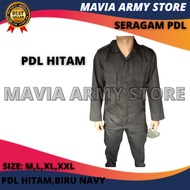 Baju seragam setelan PDLsecurity satpam brimob keamanan lapangan hitam biru navy bahan hight quality