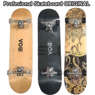 Skateboard ASLI PROFESIONAL ORIGINAL Canadian Maple Polos Skate Board Papan Luncur Skateboard Dewasa