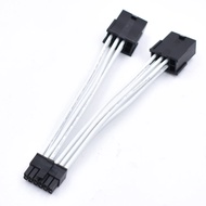White 18AWG Dual 8pin to RTX 3.0 Series 12pin for nvida Graphics Card Extension Cable 3070/3080 Powe