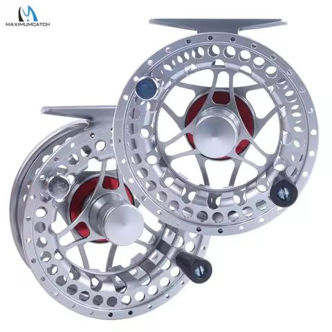 Maximumcatch MC 2-11WT Large Arbor Aluminum Fly Fishing Reel CNC Machine Cut Fly Reel