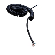 GRIPPES Coiled Wire 6 Core 0.6mm x 0.30mm AWG 22 5 Meters Spiral Wire Spring Wire - SP6C0.30MM5M