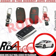 Sciroco Vw Volkwagen Leather Key Cover Casing Special Price!