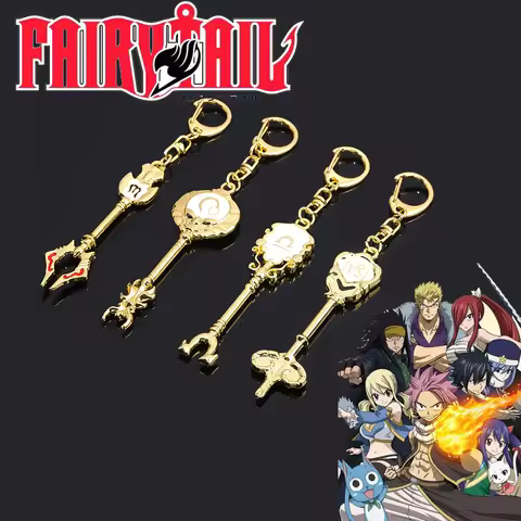 Anime FAIRY TAIL12 Constellation Lucy Zodiac Star Spirit Magician Summons KeyChain Cosplay Pendant K