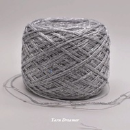 Bling Silver Fancy Yarn Sequins Blended Yarn DIY Crochet Wool Yarn Hand Knitting Yarn