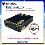 Tarmoc TMC-1S4G | 1 SFP 4 LAN Gigabit | Media Converter