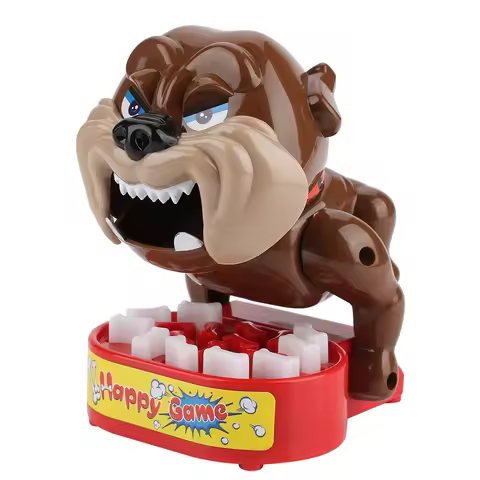 Tricky Funny Toys Table Happy Games Bad Dog Pressing Bones For Kids Parents Family