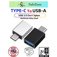 Type C OTG Adapter, Type C to USB-A USB3.0 Gen1 5 Gbps Make By Aluminum Alloy Multi-Function Type C 