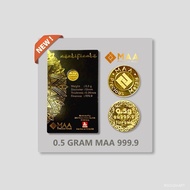 [Online Special] 0.5gm MAA gold coin syiling emas FEDMAS 999