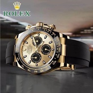 Rolex Watch For Men Women Automatic Original Pawnable Waterproof Rolex Daytona Rubber Strap Gold COD