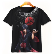 Naruto Itachi Itachi Anime T-Shirt-2-designWD Boys Girls T-Shirt Ages 1 - 12 Years 3D Movie Anime T-