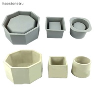 HAOS  Flower Pot Silicone Mold DIY Large Concrete Cement Pot Mold Square Epoxy Resin Molds Holder Crystal Epoxy Clay Mould n