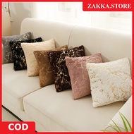 ZAKKA STORE Sofa cover Pillow 43x43cm Pillow Case Golden Plush Sofa fur SB10
