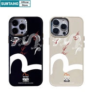Suntaiho Phone Case Cool Chinese Dragon Pattern EVISU Silicone Soft Premium Shockproof Casing for iP