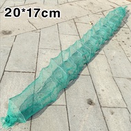 Fkend 2.4m Nylon Foldable Crab Catcher Fishing Net Live Trap Fish Net Eel Lure Nets