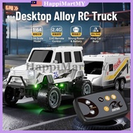 1:64 MINI RC G-wagon Carriage Climbing Car 4WD Off-road Vehicle Toy with Trailer Full Scale Remote C