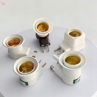 E27 Light Socket Adapter – Plug-in E27 Bulb Base with ON/OFF Switch, 220V 60W Lamp Holder Converter 