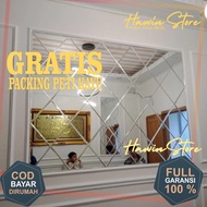 150 x 40 mirror thickness 5 milli Custom Wajik FREE DOUBLETAPE ADHESIVE + 100% BREAK GUARANTEE