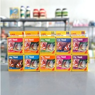 Sera Test Kit - Measure Water Quality Indicators: Cl2, pH, kH, NO2, NO3, NH4/NH3, Ca, Mg, Fe, PO4