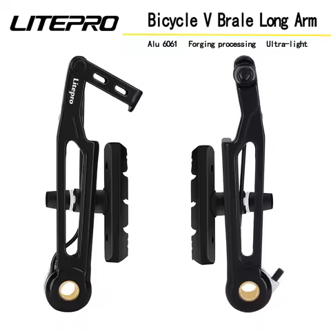 Litepro Folding Bike V Brake Caliper 110mm Ultralight Aluminum Alloy Long Arm 451 Wheelset Brake Bic
