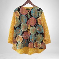 Hameeda blouse batik kombinasi