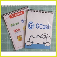 ❁ ❈ E-load/ Gcash Transaction Record Spring Notebook
