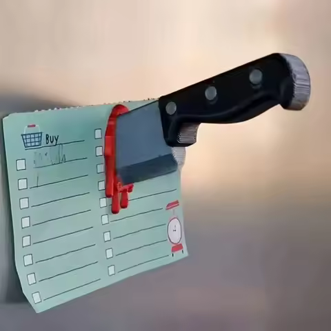 3D Fun Axe Fridge Magnet Home Decorations Home Accessories Fridge for Iron Surface Mini Funny Knife 