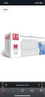 塑膠手套 Basic Synguard Nitrile Exam Gloves Latex Free / Powder Free / Protein Free