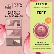 3CE LAYER IT ALL PALETTE Personalized Eyeshadow Contour Blush Customizable Stackable Magnetic DIY Po