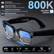 New Business 4K HD Color Change AI Smart Glasses 800W Pixel Camera 1080P Video AI Chat Music Player 