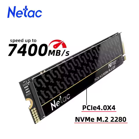 Netac 1TB 2TB 4TB M2 SSD NVMe 512gb PCIe4.0 M.2 2280 NV5000t NV7000t Internal Solid State Hard Disk 