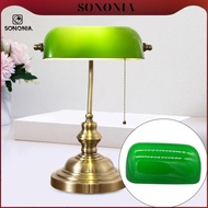 [SONONIA] Traditional Bankers Lamp Shade Replacement Cover, Reading Lamp Desk Light Shade