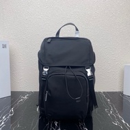 Authentic Grade | SS17 Re-Nylon and Saffiano PRΛDΛ Triangle Side Logo Backpack 2VZ135