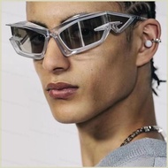 hj7 Y2K Futuristic tech sunglasses Street catwalk glasses hj7