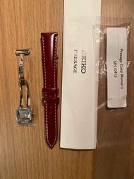 原廠 Seiko Presage 女裝17mm真皮錶帶