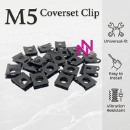 M5 SCREW CLIP ORIGINAL COVERSET COVER SET SCREW SKRU Universal Motorcycle cover set body M5x16