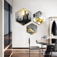 Triptych Light Luxury Dining Room Modern Simple Decorative Painting Restaurant Sofa Living Room Wall