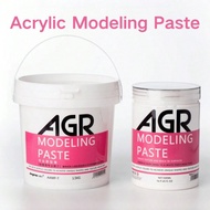 Acrylic Painting Medium Modeling Paste, Texture Paste, White, Large Size, 16.9 Fl Oz (500 Ml) Vivid 