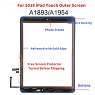 Compatible with iPad 6th Generation 2018 Model Touch Screen Assembly A1893 A1954 External Screen