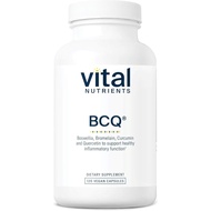 Vital Nutrients BCQ | Vegan Boswellia, Bromelain, Curcumin & Quercetin Supplement | Joint Support Su
