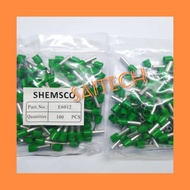 HIJAU Skun Cable FERRULES Color E6012 6mm.- Green