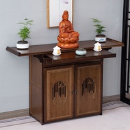 H-Y/ Buddha Niche Altar Buddha Shrine Household Hallway Worship Altar Incense Burner Table Economical Buddha Cabinet Clo