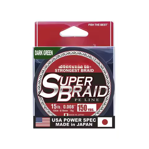 15lb Super Braid Fishing Line 150yd High Abrasion Resistance Low Stretch Durable Smooth Casting Fres