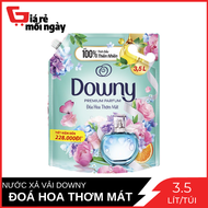 Nước Xả Vải Downy Đóa Hoa Thơm Mát Túi 3.5L