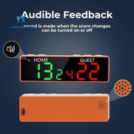 Mini Digital Scoreboard 6-Digit Display Portable Wireless Electronic Scoreboard with Buzzer for Corn
