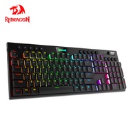 Redragon Horus K618 RGB Surpport Bluetooth 5.0 wireless USB 2.4G 3 mode Mechanical Gaming Keyboard 104 Keys Compute PC