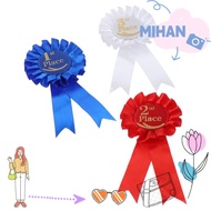 MIHAN Rosette Ribbon, Blue,Red,White Recognition Ribbons Ribbon Award Set, Honorable Ribbon